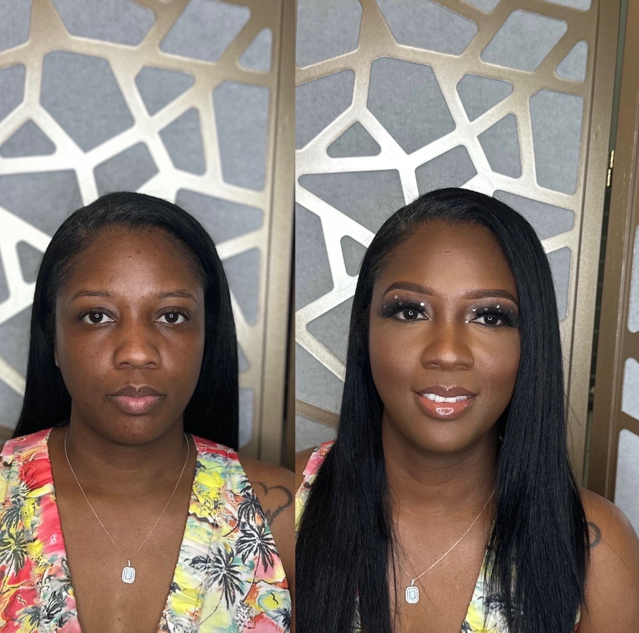 Soft glam makeup look by The Face Doctress